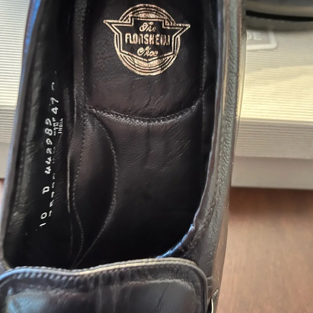 Florsheim Black Leather Men's Shoes NWT - Picture 2 of 6
